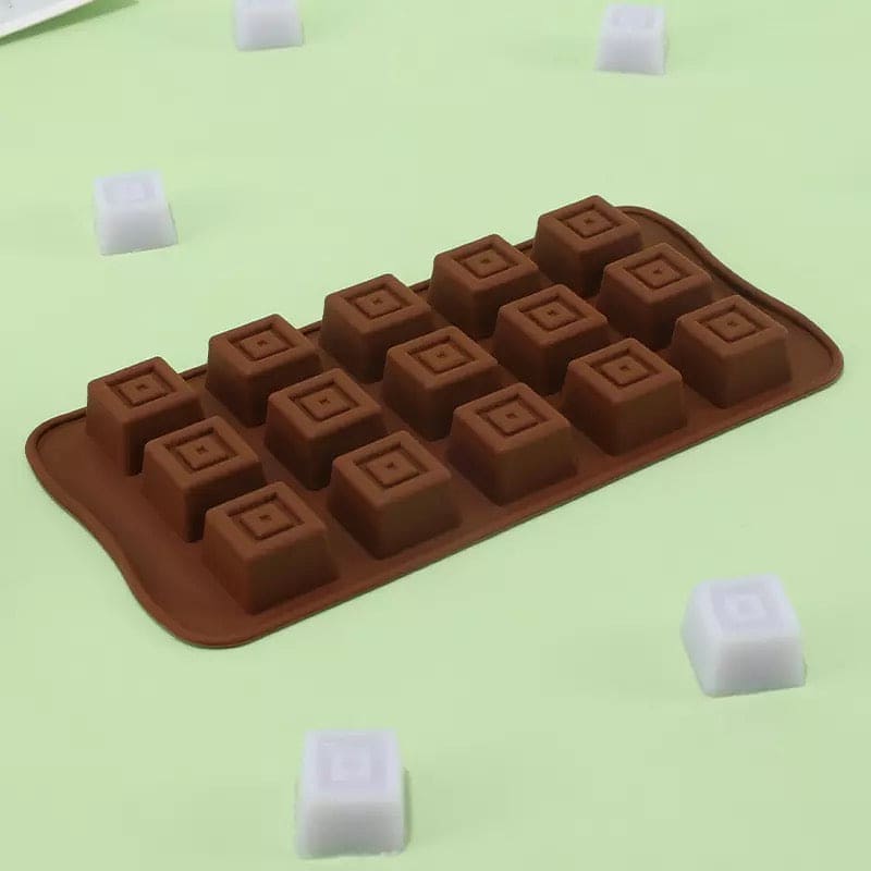 Chocolate Ice Cube Tray, Square Chocolate Molds, Kitchen Ice Cube Maker Chocolate Ice Cube Tray, Square Chocolate Molds, Kitchen Ice Cube Maker